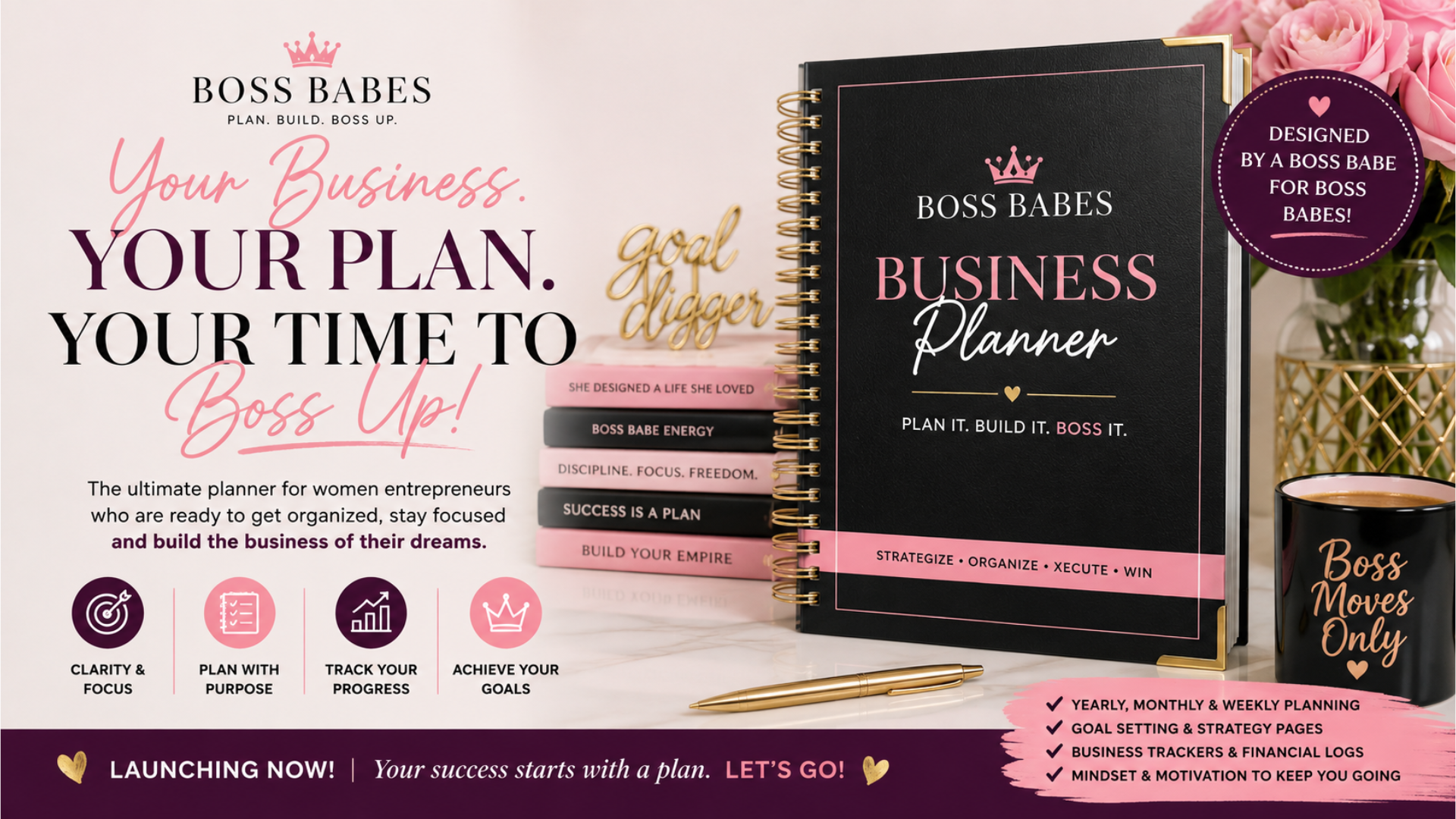 Plan Like a Boss Business Planner